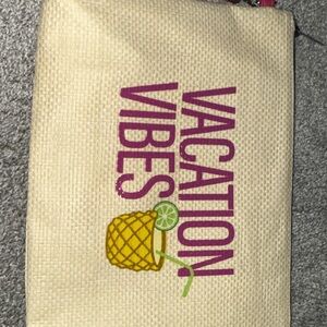 Vacation Vibes Canvas Pouch